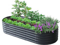 VegTub Modular Metal Raised Bed Kit - Charcoal