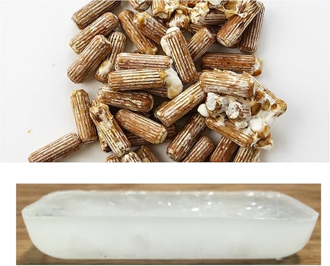 Spawn and Wax Combo - Shiitake Mushrooms Mushroom Mycelium Plug Spawn - 100 Count Plugs - 3oz Wax Grow Edible Gourmet &amp Medicinal Shitake Fungi On Trees &amp Logs