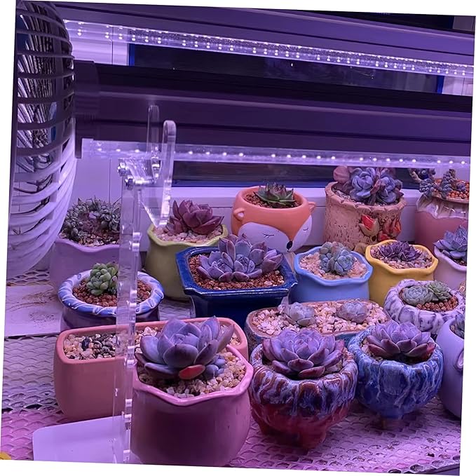 1Pair Lamp Stand for Greenhouse Plants Vertical Growing Light Rack Simple Installation Durable Design for Indoor Plant Growth and Sunlight Simulation