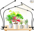 Plant Lights for Indoor Growing84leds Clip Grow Light 6500k Grow Lights for Indoor Plants Full Spectrum with Cold Warm Red LEDs10 Dimmable LevelsAuto On Off Timing 3/9/12h Hrs(2pcs)