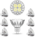 ALIDE MR16 Led Bulbs 6000K Daylight Bright Cool White 5WReplace 20W 35W Halogen Equivalent12V MR16 GU5.3 Low Voltage Bulb for Outdoor Landscape Track Ceil LightingNot Dimmable450lm38 Deg6 Pack