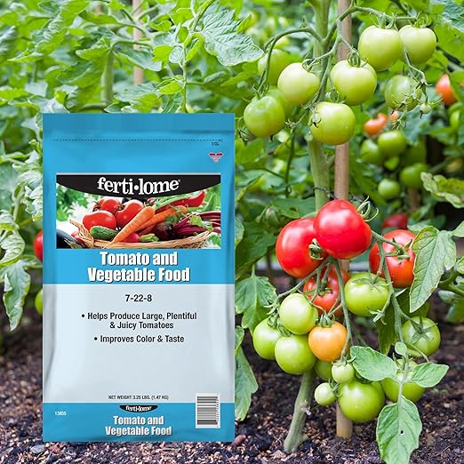 Fertilome (13855) Tomato and Vegetable Food 7-22-8 (3.25 lbs.)