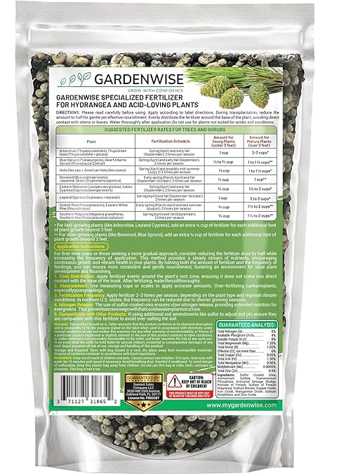 Evergreen Fertilizer – All-Purpose Granular Plant Food for Outdoor Trees and Shrubs Azaleas Magnolias Pines &amp Arborvitae – Slow-Release Formula (5 quarts)