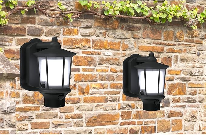 I Home Smart Designer Outdoor Light – Rechargeable No Wiring Motion Detection Warm &amp Cool Lighting App-Controlled with Timer Function