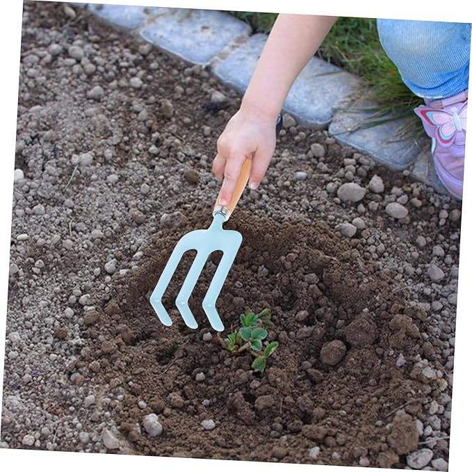 1set Boy Girl Gardening Tools Set Garden Tools for Boys and Girls Includes Shovel Rake Watering Can and Storage Basket for and Preschool Activities