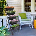 Vertical Garden Bed 5 Tiers Vertical Raised Garden PlanterOutdoor Garden Raised BedVegetable Flower Planter Raised Stand for Garden Gaden Tower for Flowers Vegetables Grow Your Own Herb Garden