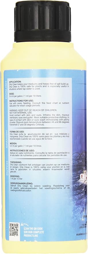 House &amp Garden HGDPC002 Drip Clean 250 ml fertilizers Natural