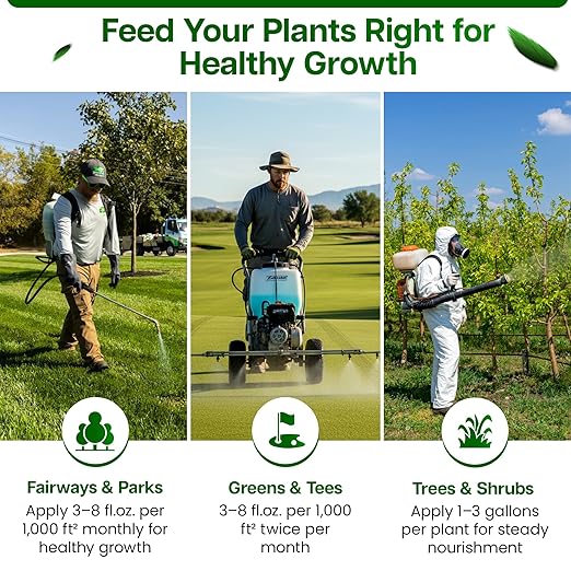 FiveStar 4-0-0 Micro Liquid Nitrogen Fertilizer - Fast Absorption for Ag/T&ampO Use - Urea-Based Plant Fertilizer with 7 Chelated Micronutrients (Magnesium Iron &amp More) + Yucca Kelp Humic Acid