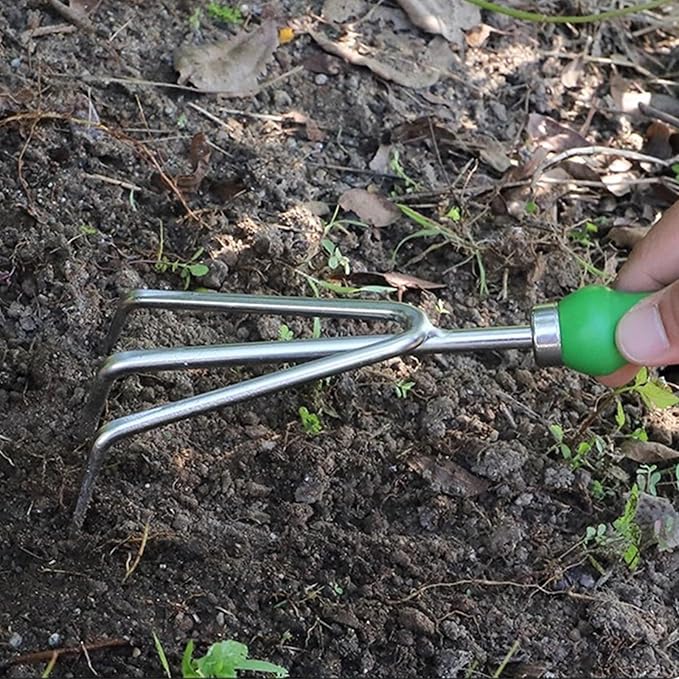 Multipurpose Garden Tool Set with Rustproof Stainless Steel Ideal for Home Outdoor Gardening Planting Use Stainless Steel Gardening Tool Set