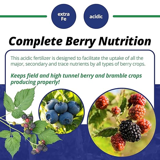 Jack's Professional 25-9-17 Berry Special Water-Soluble Fertilizer with Micronutrients for Blooming and Fruit Set in Plants Grown in Continuous Liquid Feed Programs 25lbs