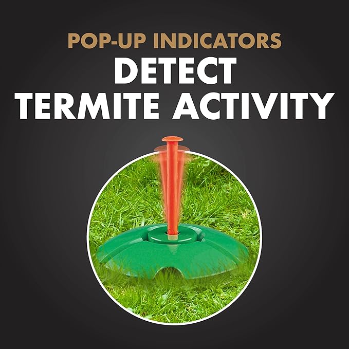Spectracide Terminate Termite Detection &amp Killing Stakes Kills Foraging Termites Detects Termite Activity 15 Count 6 Pack