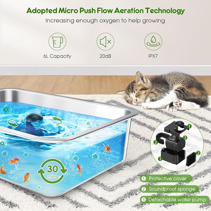 Indoor Garden Hydroponics Growing System: 15 Pods Stainless Steel Herb Garden Kit with Grow Light Plant Germination Kit 6L Large Tank Quiet Pump Auto Timer Christmas Gardening Gift for Women