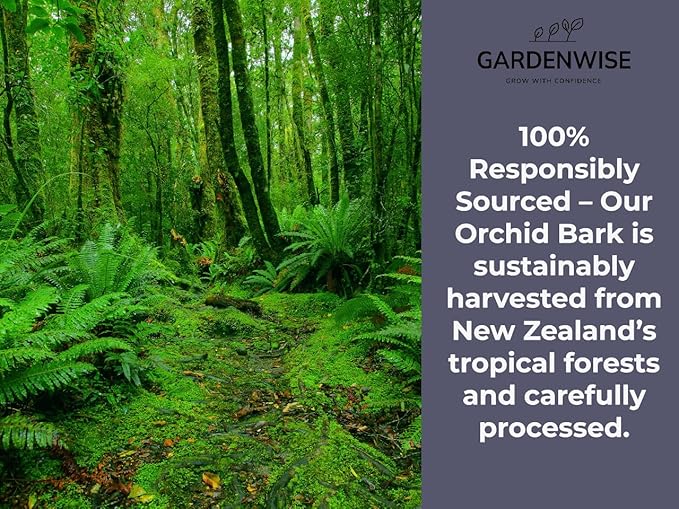 Premium Orchid Bark for Potting Mix – Ready-to-Use Pine Bark for Indoor Plants Orchid Repotting &amp Soil Mix Creation Ideal Orchid Medium (10 quarts)