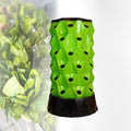 Hydroponics Tower Garden Hydroponic Growing Sys-tem Vertical Tower Indoor Hydroponic Growing Sys-tem for Herbs Fruits and Vegetables 48/64/80 Growing PointsGreen-48holes
