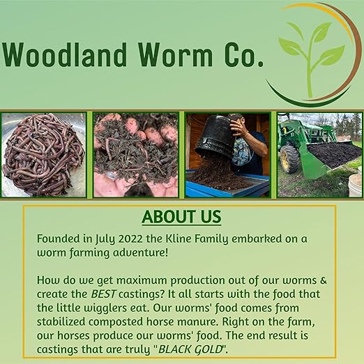 Earth Worm Castings for Plants 20 LB – Soil Amendment and Natural Fertilizer for Gardening Vegetables Lawns and Indoor Plants – Odor-Free All-Natural