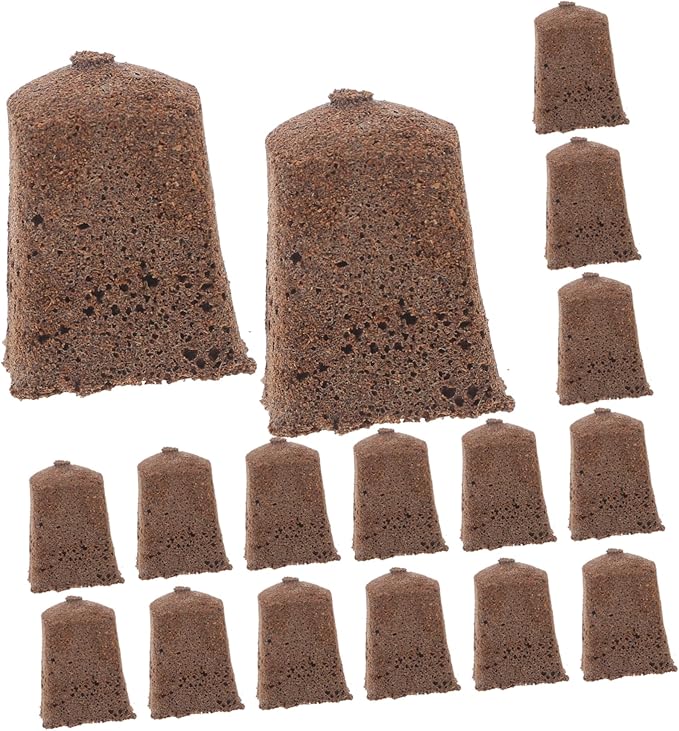 BESPORTBLE 160pcs Grow Cubes Soilless Starter Plugs for Hydroponics Compressed Planting Blocks Nutrients for Propagation and Garden Supplies Lightweight Air-Permeable Efficient Water Drainage