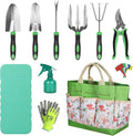 Orientools Gardening Gifts for Women &amp Men Garden Tools Set Kit with Bag 11 Piece Gardening Hand Tools Allotment Gifts for Gardeners