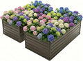 2 Pack Metal Raised Bed Garden Bed Kit 8x4x2ft Tall Galvanized Planter Raised Garden Boxes Outdoor Large Metal Raised Garden Beds for Flowers Vegetables Herbs