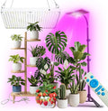 LED Grow Lights for Indoor Plants Full Spectrum with UV&ampIRBloom Veg Modes Remote Control 63 Height Adjustable Tripod Stand Hanging Hook for Hydroponics Bonsai Seedlings dimmable Timer Function