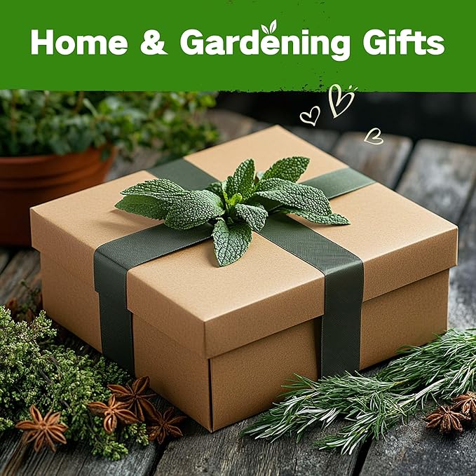 Lush&ampDew Deer-Resistant Heirloom Seed Bank Gardening Gifts for Women Men 16 Varieties of Non-GMO Seeds for Planting Perennials Annuals Flowers Pollinator Friendly Garden (USDA Zone 3-10)