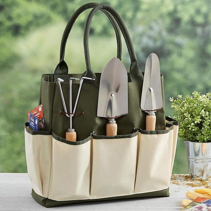 Personalization Universe Write Your Own Engraved Garden Tools and Tote Set