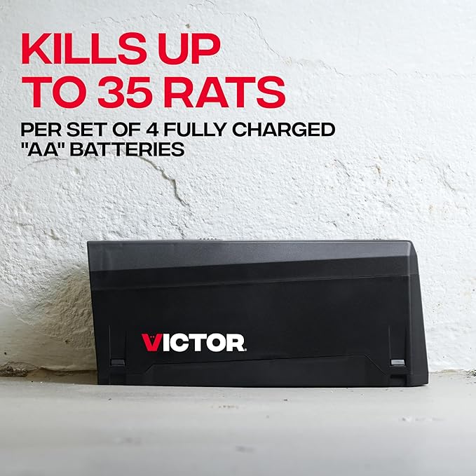 Victor Indoor Electronic Rat Trap Humane Electric Rat Traps Indoor for Home No Touch No See Traps Pack of 2 - M241BSR-2