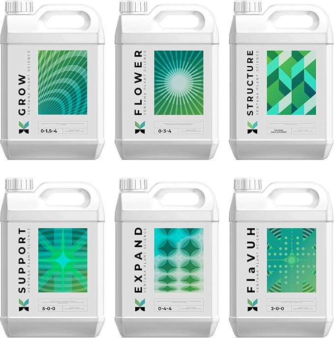 VPS Complete Nutrient Line Kit - for Grow Structure Support Expand Flower FlaVUH Plant Food - Outdoor and Indoor Plant Food