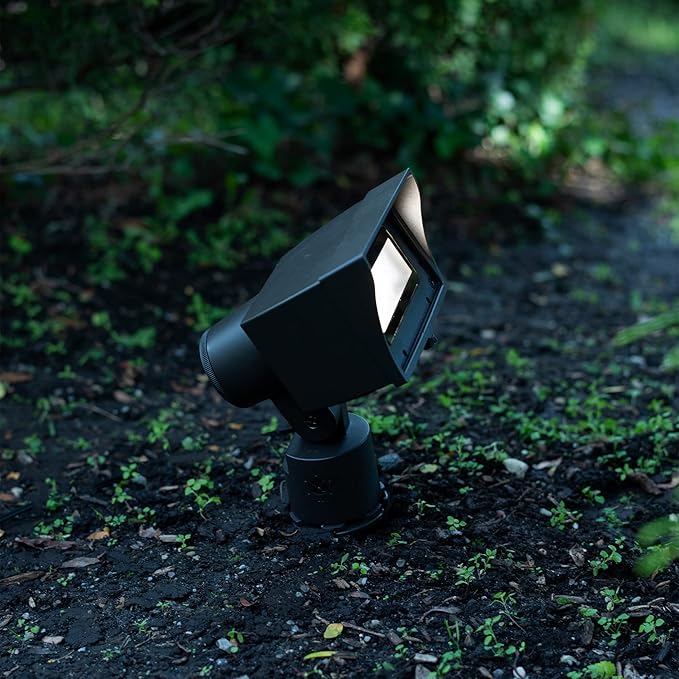 WAC Landscape Lighting Wall Wash Light LED 12V with Adjustable Beam Angle and Integral Brightness Control 3000K in Bronze