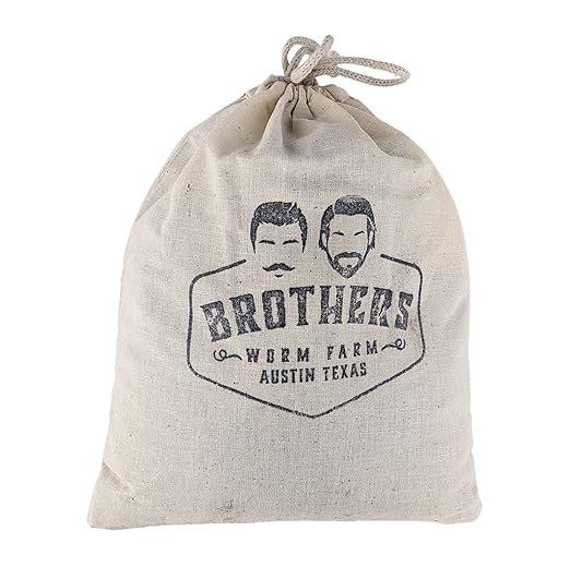 BROTHERS WORM FARM - 1/4 LB (~250) Red Wiggler Composting Worm Blend. Best Species for Composting Gardens Bins and Creating Worm Castings at Home.