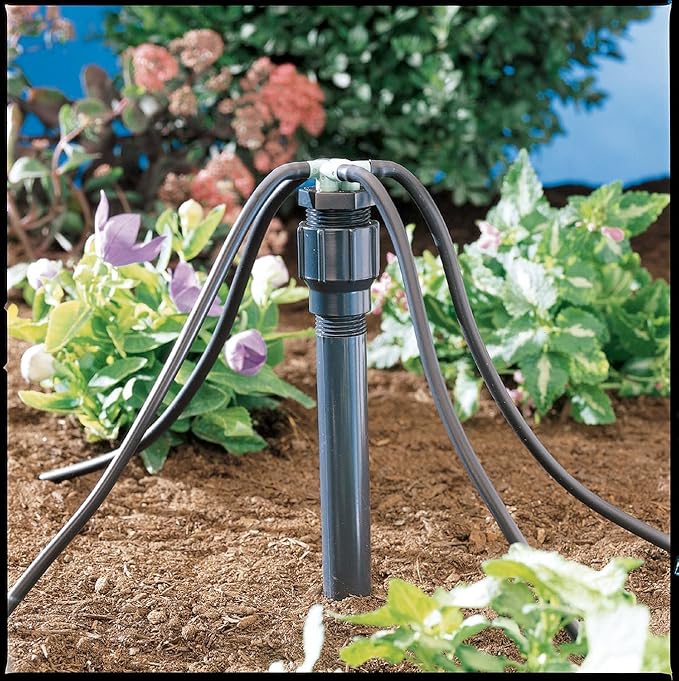 10-Pack Orbit Drip Irrigation System 4-Port Watering Manifold 1/4 Dripper Tube - 67025