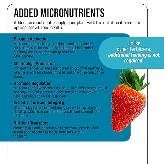 Jack's Nutrients 8-10-26 Strawberry Part A 2.2lbs - Water-Soluble Fertilizer for Strawberry Fruit Production in Continuous Liquid Feed Program