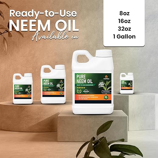 Pure Ready-to-Use Neem Oil Concentrate with Citronella - 100% Pure &amp Natural Just add Water (1 Gallon)