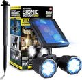 Bell+Howell Bionic Spotlight Duo Deluxe Solar Lights: Effortless Outdoor Illumination Motion Sensor Super Bright LEDs Waterproof Landscape Lights for Patio Yard Garden- No Batteries Required!