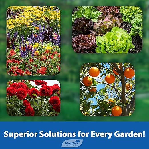 Monterey Complete Disease Control Bundled with Measuring Spoon - Fungicide &amp Bactericide for Control of Garden &amp Lawn Diseases - 8 oz