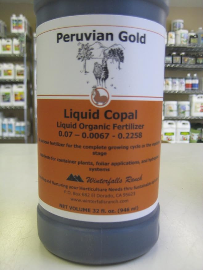 Peruvian Gold Liquid Copal All Purpose Fertilizer 32oz.