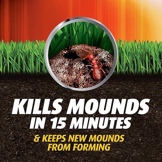 Ortho Fire Ant Killer Broadcast Granules - Fire Ant Granules for Outdoors Kills Mounds in 15 Minutes 6 Month Protection Treats Up To 5000 sq. ft. 11.5 lb.