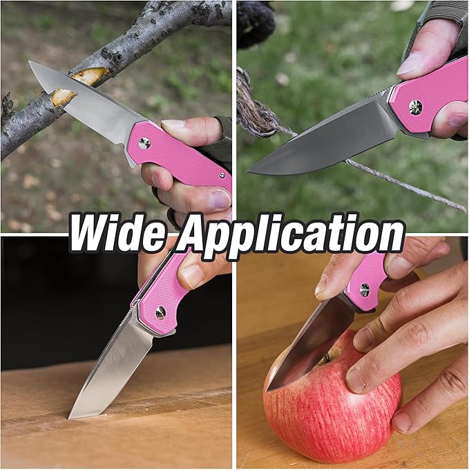 WORKPRO 5PCS Garden Tool Set and FLISSA Pocket Knife