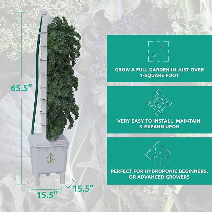 Hydra Tower - Hydroponic Kit (32-Plant Tower)