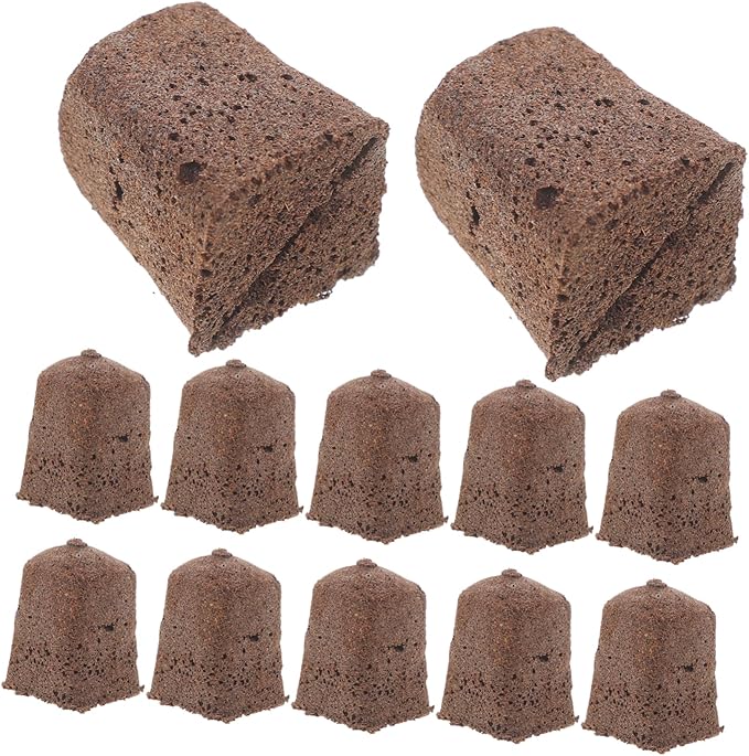 BESPORTBLE 120pcs Seed Starter Blocks for Hydroponics Nutrient Cubes for Germination Grow Plugs for Indoor Garden and Vegetable Plants Safe Material for High Transplant Success