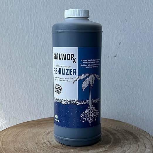 OMRI Listed Nutrient-Rich Liquid Fish Fertilizer 32 Oz (Quart)