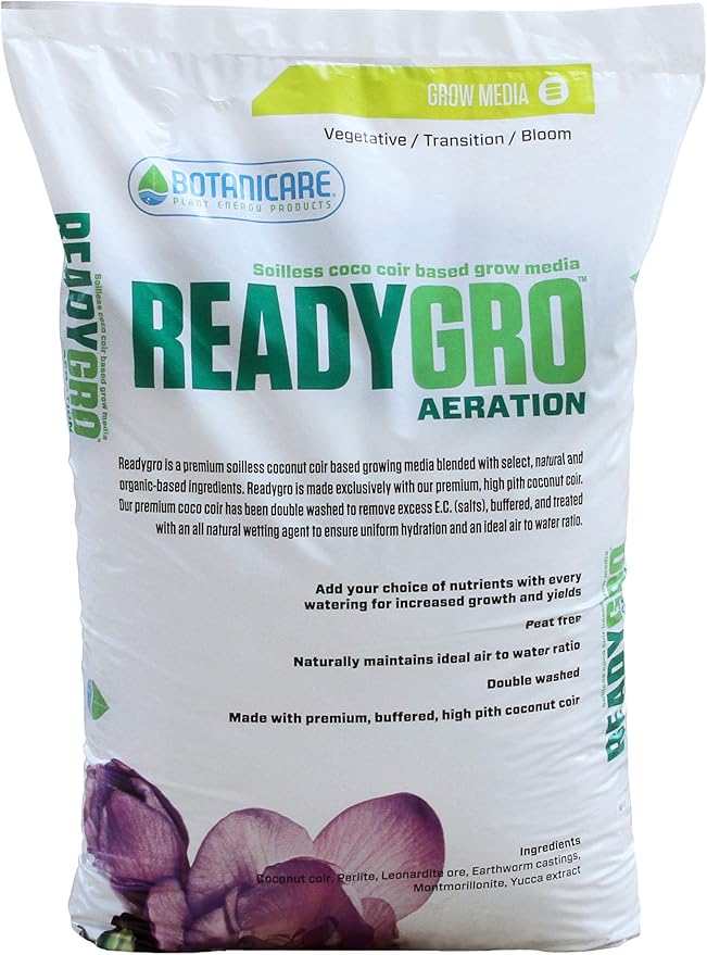 ReadyGro Aeration Formula 1.76CF - Quick-Draining Soilless Growing Medium for Hydroponics Planters Constant Feeding &amp Healthy Root Growth