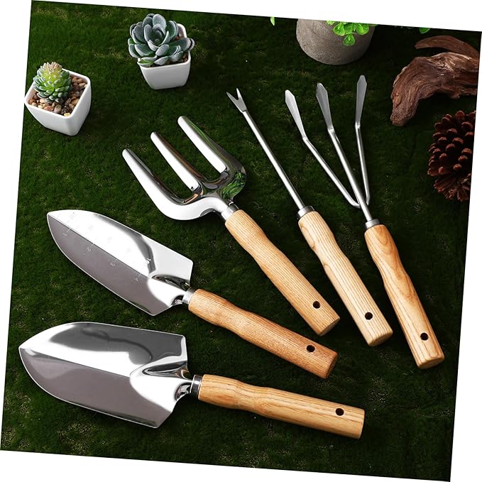 Garden Tools Set for Women Gardening Tool Kit Trowel Stainless Steel Comfortable Handles Gardening