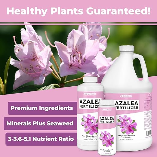 Azalea Fertilizer for Evergreen Shrubs Azalea Rhododendron and Camellias Liquid Plant Food 1 Gallon (128 oz)