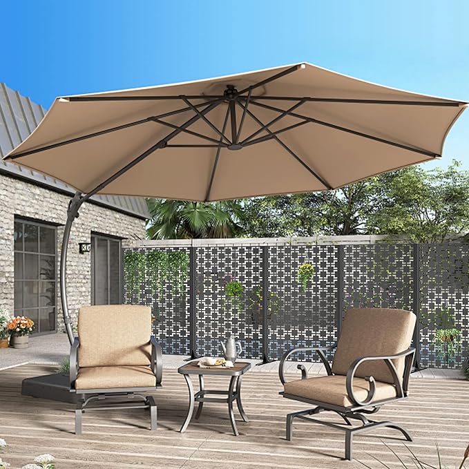 Metal Raise Garden Bed with Trellis Outdoor Indoor 73'' Tall Planter Box with Wheels Large Planter with Drainage Holes &amp Lockable Casters for Climbing Plants Vegetables Vines (Square B)