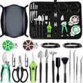 Gardening Tools 20-Piece Gardening Hand Tools Garden Tools Set for Beginner Includes Bonsai Wire Kit Plant Mat &amp Mini Rake Gifts for Women
