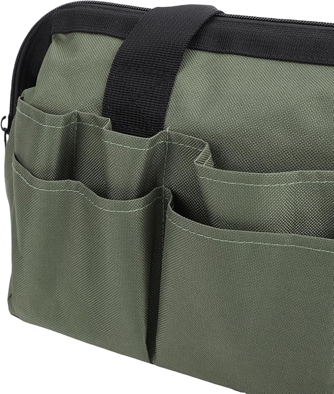 Gardening Tool Set 5 Piece Heavy Duty Garden Tools with Non Slip Ergonomic Handle and Storage Bag for Digging Planting Weeding Gardening Gifts for Women Men