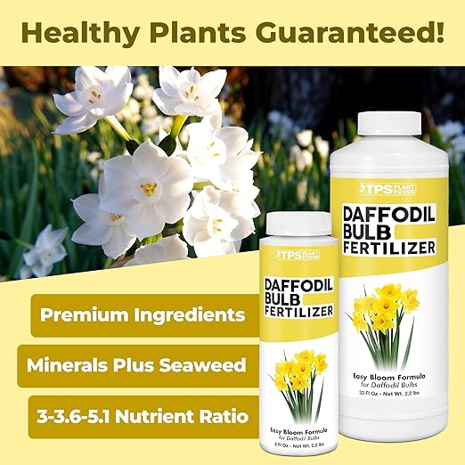 Daffodil Fertilizer Complete Liquid Daffodil Bulb Plant Food 32 oz (1 Quart)