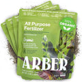 All-Purpose Granular Fertilizer – 4 Pack 4 lb Total | Organic-Based Plant Food for Vegetables Flowers Shrubs &amp Lawn | Slow-Release Nutrients Boost Growth Root Strength &amp Soil Health for Ga