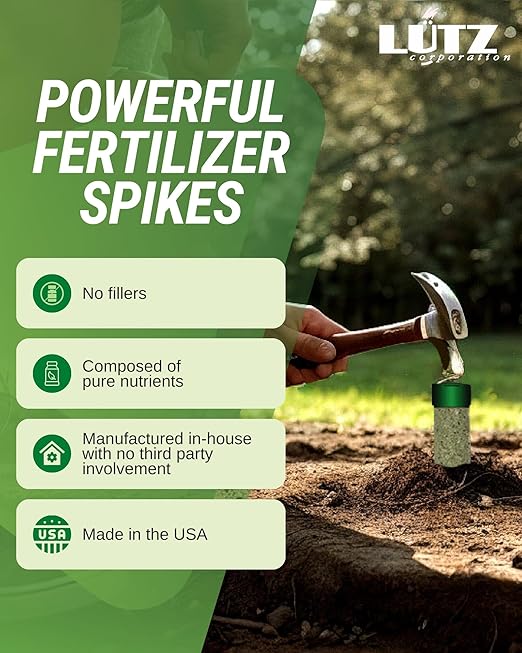 Ultra Citrus Tree Fertilizer Spikes Pack of 125 - Fertilizer Sticks &amp Plant Food Spikes for Oak Maple Birch &amp Pine Trees - Contains Nitrogen Phosphate Potash and Sulfur