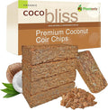 Coco Chips for Plants (650gm Bricks 5-Pack) - Organic Coco Coir Chips - Coconut Husk Chips for Potting Soil Garden Soil &amp Seed Starter Soil - Coconut Mulch for Garden - Coconut Chips for Plants
